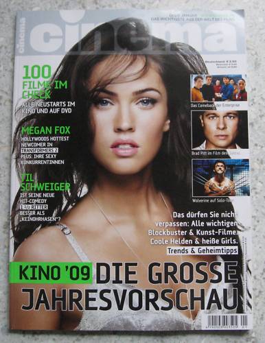 CINEMA (De) magazine side cover Issue 368 January 2009