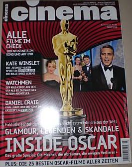 CINEMA (De) magazine side cover Issue 370 March 2009