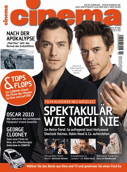 CINEMA (De) magazine side cover Issue 381 February 2010
