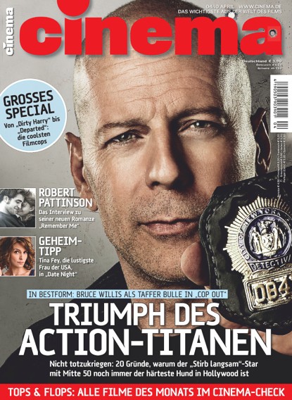 CINEMA (De) magazine side cover Issue 383 April 2010