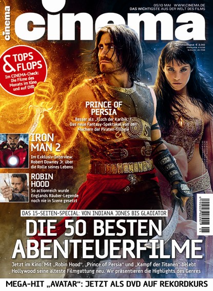CINEMA (De) magazine side cover Issue 384 May 2010