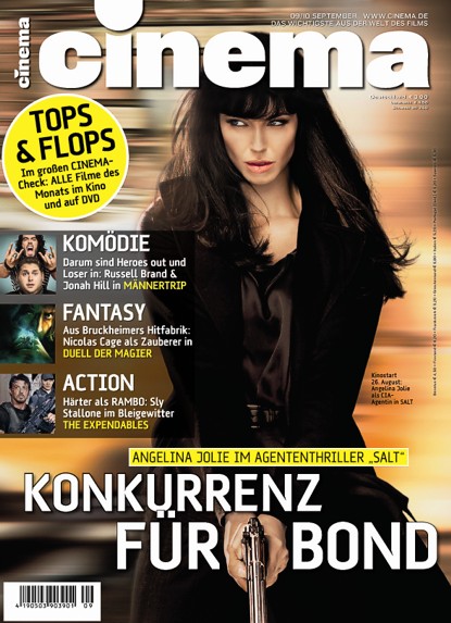 CINEMA (De) magazine side cover Issue 388 September 2010