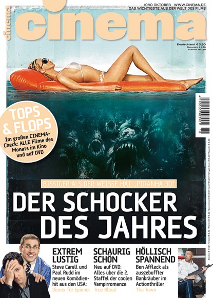 CINEMA (De) magazine side cover Issue 389 October 2010