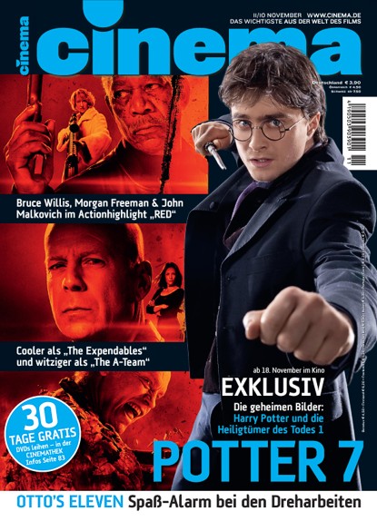 CINEMA (De) magazine side cover Issue 390 November 2010