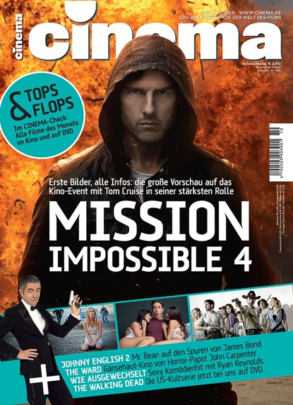 CINEMA (De) magazine side cover Issue 401 October 2011