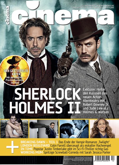 CINEMA (De) magazine side cover Issue 403 December 2011