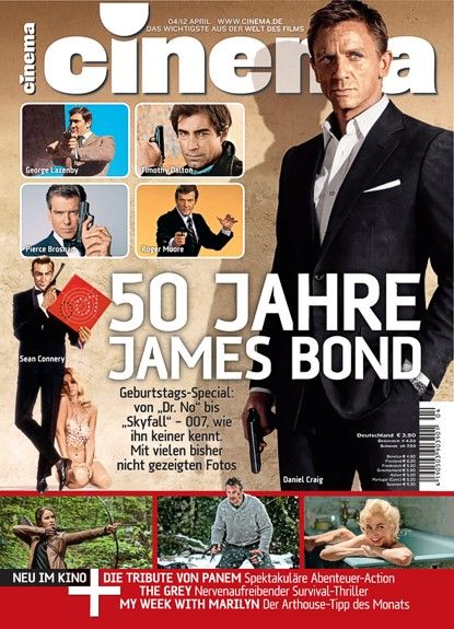 CINEMA (De) magazine side cover Issue 407 April 2012