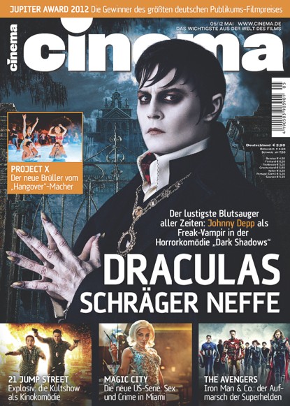 CINEMA (De) magazine side cover Issue 408 May 2012
