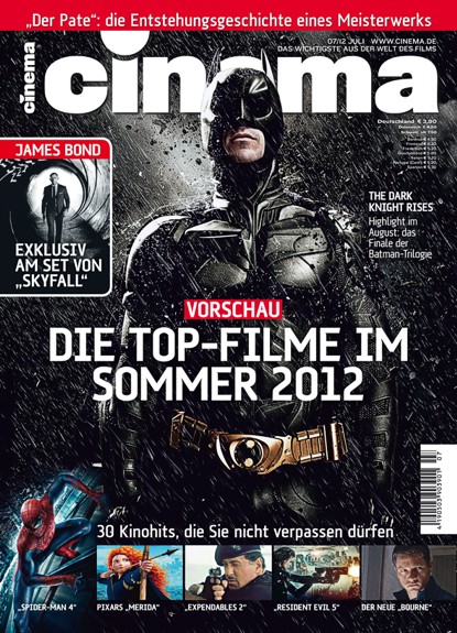 CINEMA (De) magazine side cover Issue 410 July 2012