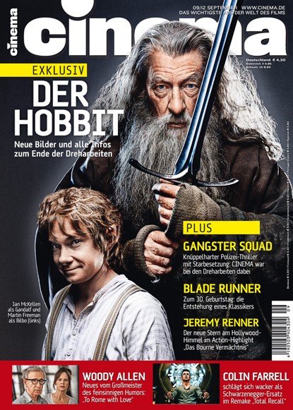 CINEMA (De) magazine side cover Issue 412 September 2012