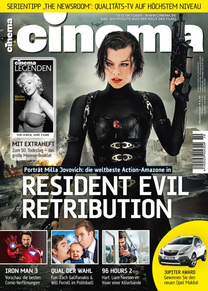 CINEMA (De) magazine side cover Issue 413 October 2012
