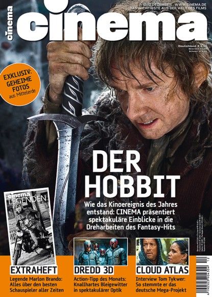 CINEMA (De) magazine side cover Issue 415 December 2012