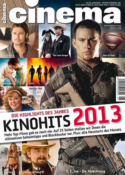 CINEMA (De) magazine side cover Issue 416 January 2013