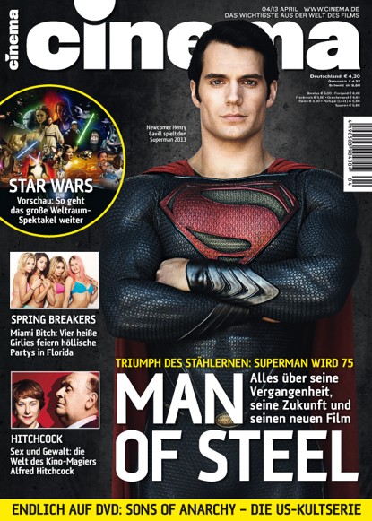 CINEMA (De) magazine side cover Issue 419 April 2013