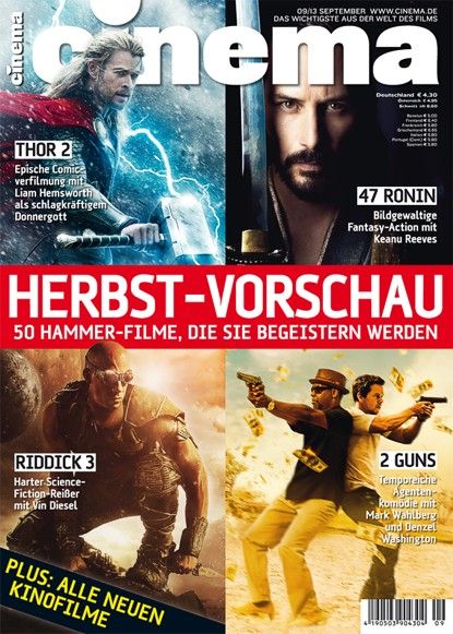 CINEMA (De) magazine side cover September 2013