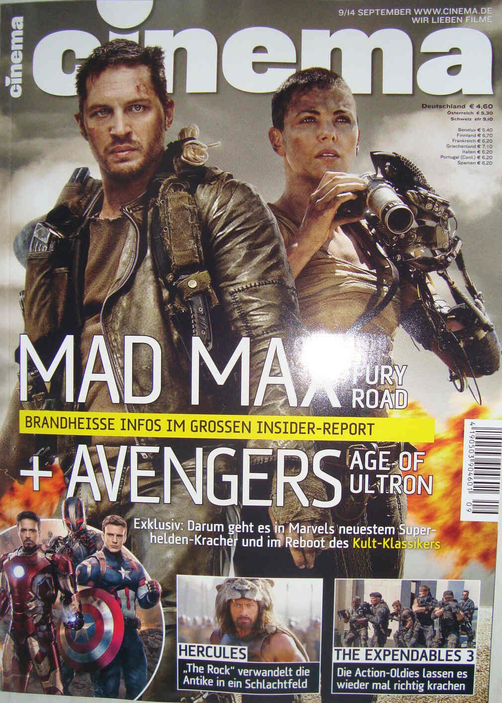 CINEMA (De) magazine side cover September 2014