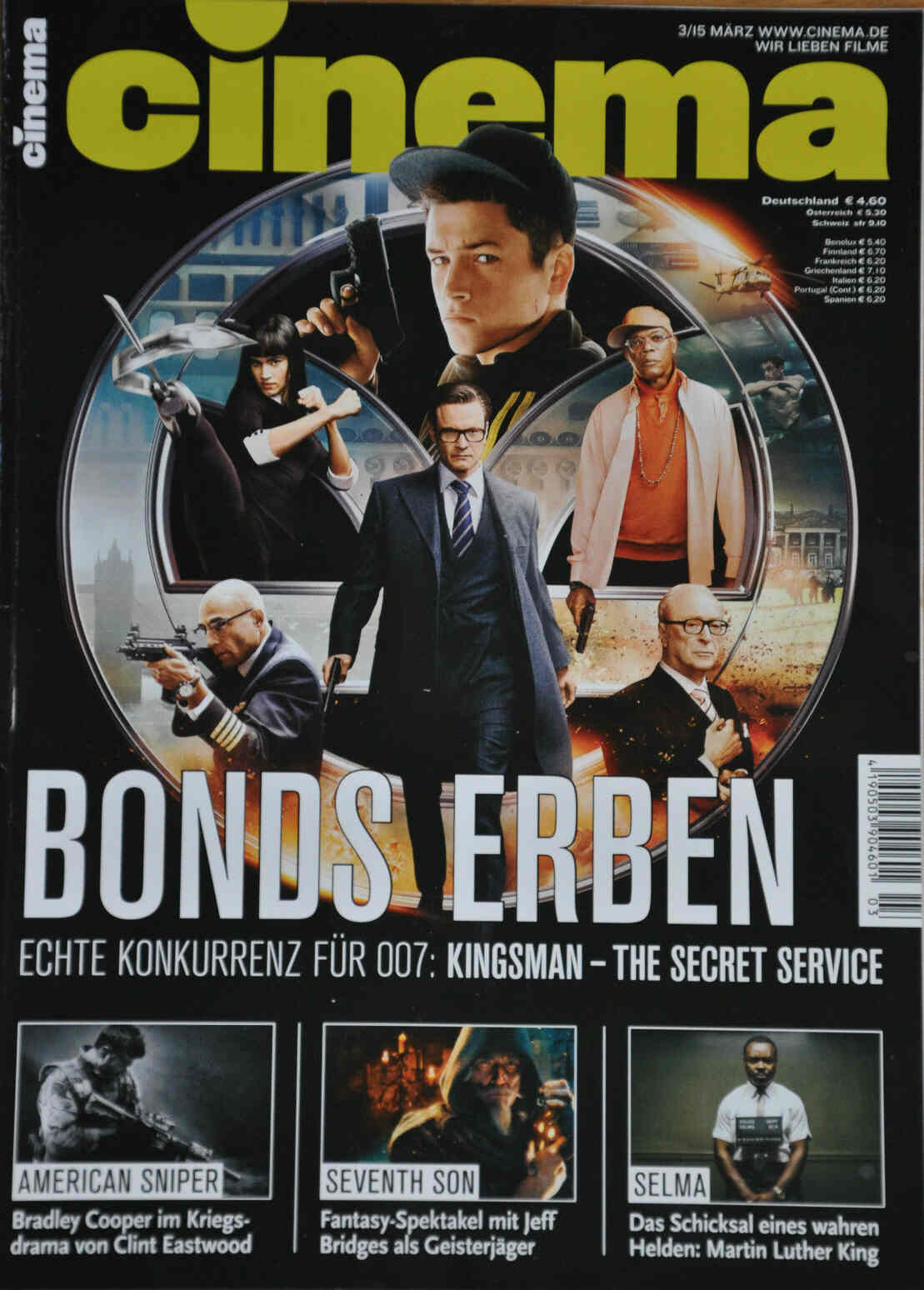 CINEMA (De) magazine side cover March 2015