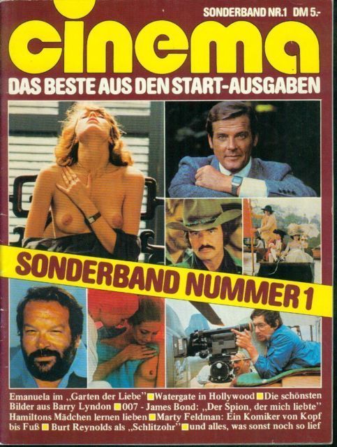CINEMA (De) magazine side cover  Special # 1  1978