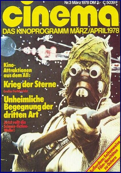 CINEMA (De) magazine side cover Issue 3 March/April 1978
