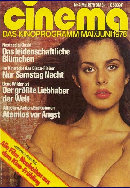 CINEMA (De) magazine side cover Issue 4 May/June 1978