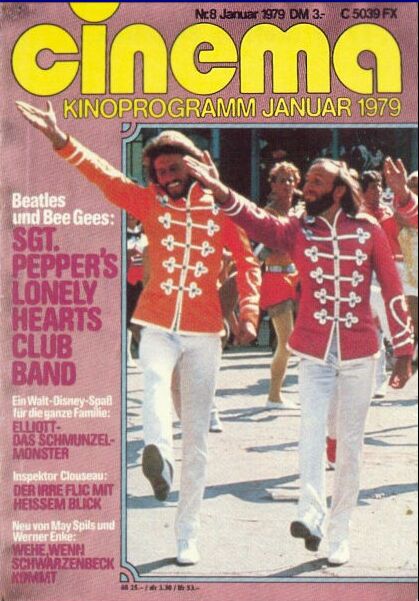 CINEMA (De) magazine side cover Issue 8 January 1979