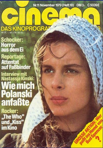 CINEMA (De) magazine side cover Issue 18 November 1979