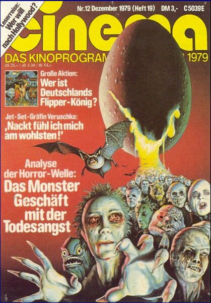 CINEMA (De) magazine side cover Issue 19 December 1979