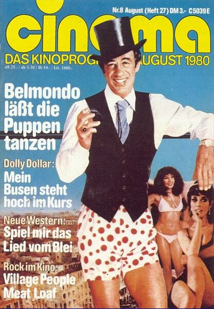 CINEMA (De) magazine side cover Issue 27 August 1980