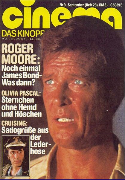CINEMA (De) magazine side cover Issue 28 September 1980