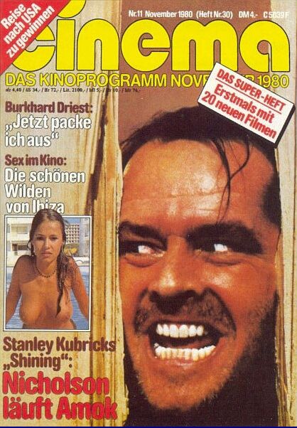 CINEMA (De) magazine side cover Issue 30 November 1980