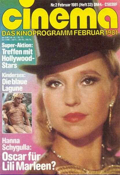 CINEMA (De) magazine side cover Issue 33 February 1981