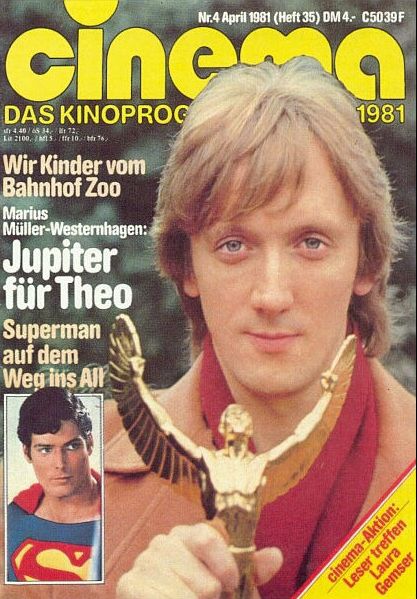 CINEMA (De) magazine side cover Issue 35 April 1981