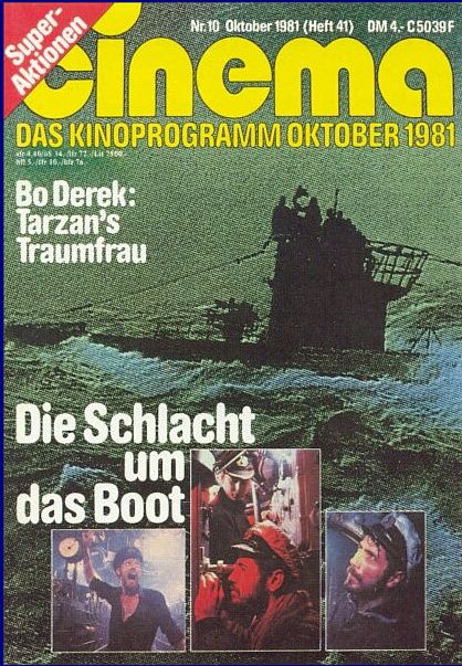 CINEMA (De) magazine side cover Issue 41 October 1981