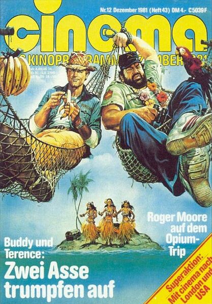 CINEMA (De) magazine side cover Issue 43 December 1981