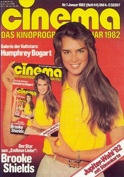 CINEMA (De) magazine side cover Issue 44 January 1982