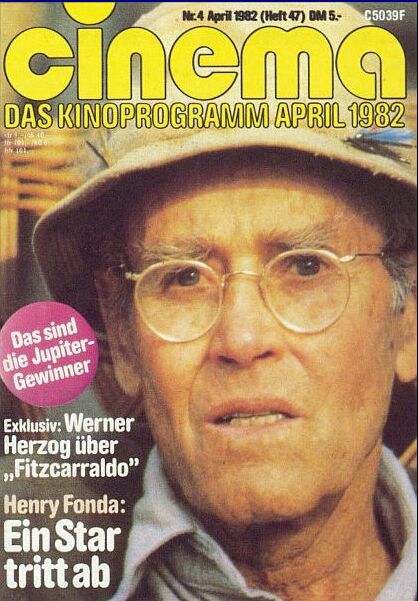 CINEMA (De) magazine side cover Issue 47 April 1982