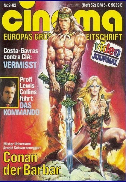 CINEMA (De) magazine side cover Issue 52 September 1982
