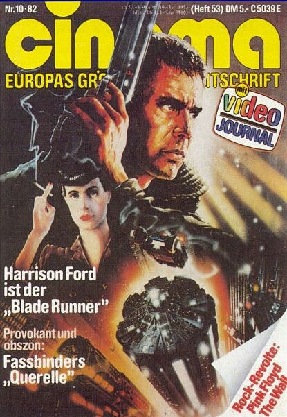 CINEMA (De) magazine side cover Issue 53 October 1982