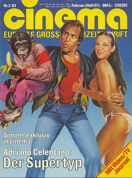 CINEMA (De) magazine side cover Issue 57 February 1983