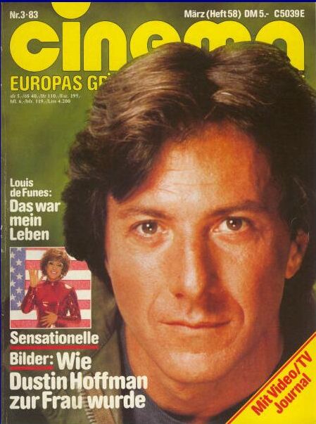 CINEMA (De) magazine side cover Issue 58 March 1983