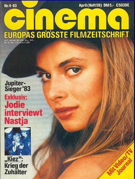 CINEMA (De) magazine side cover Issue 59 April 1983