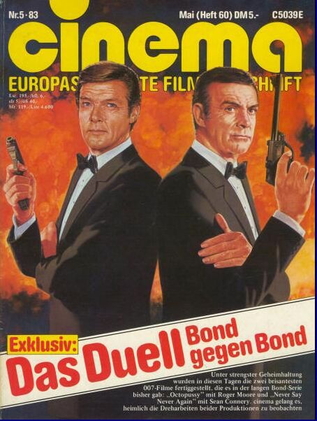 CINEMA (De) magazine side cover Issue 60 May 1983