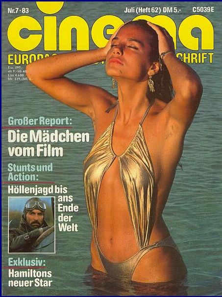 CINEMA (De) magazine side cover Issue 62 July 1983