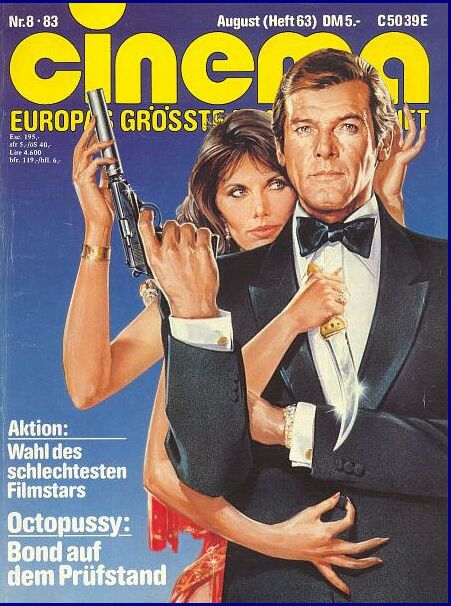 CINEMA (De) magazine side cover Issue 63 August 1983
