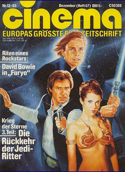 CINEMA (De) magazine side cover Issue 67 December 1983