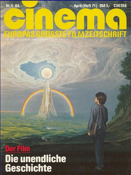 CINEMA (De) magazine side cover Issue 71 April 1984