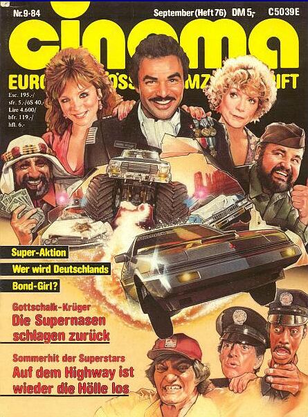CINEMA (De) magazine side cover Issue 76 September 1984