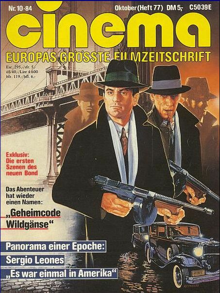 CINEMA (De) magazine side cover Issue 77 October 1984