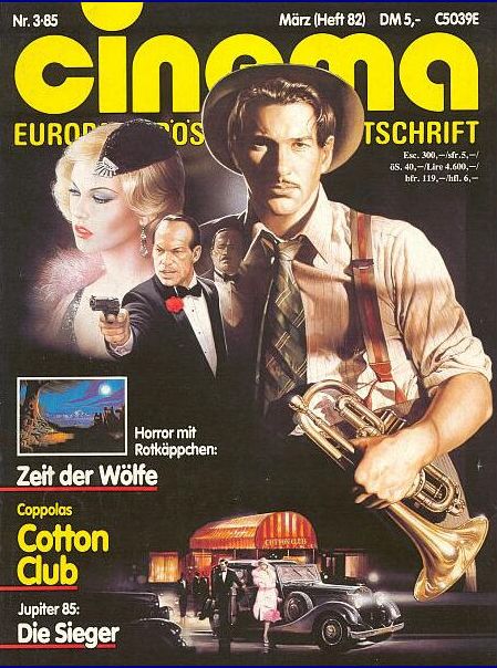 CINEMA (De) magazine side cover Issue 82 March 1985