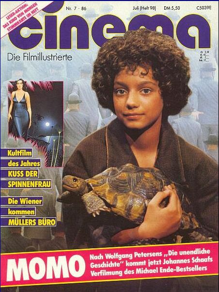 CINEMA (De) magazine side cover Issue 98 July 1986